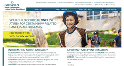 Desktop Screenshot of gardasil9.com
